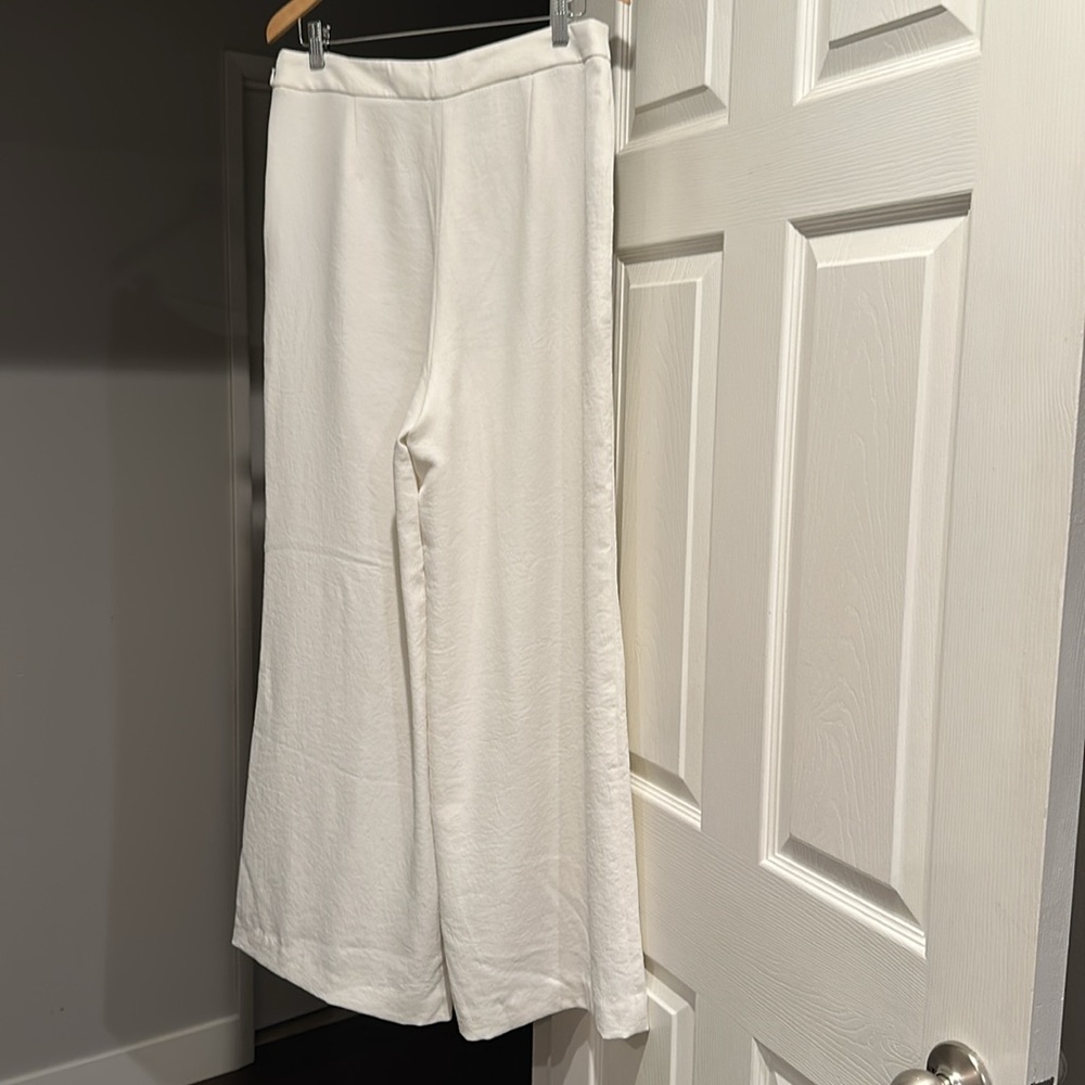 J Crew cream wide leg sailor style trousers - Picture 4 of 8